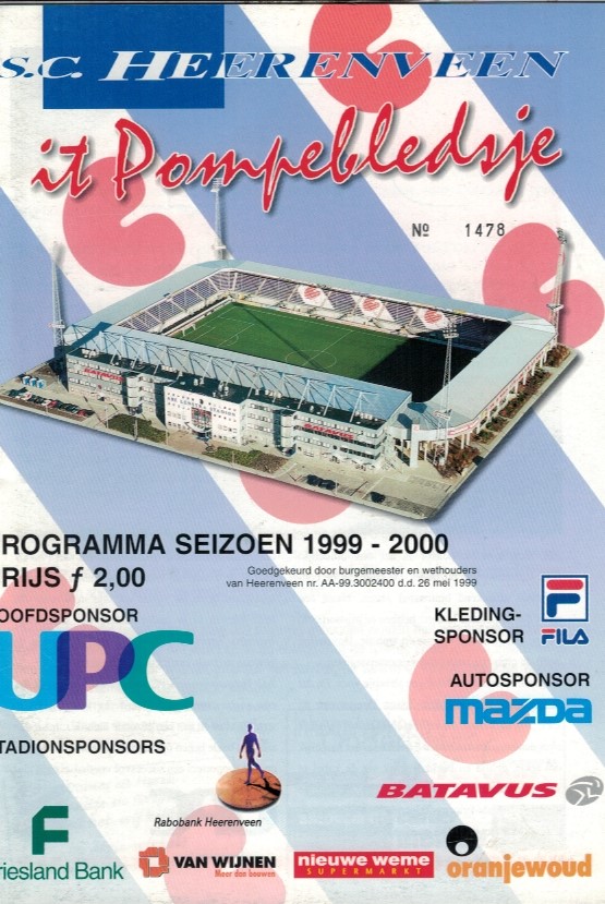 AZ Programma 5-feb-2000 Heerenveen uit